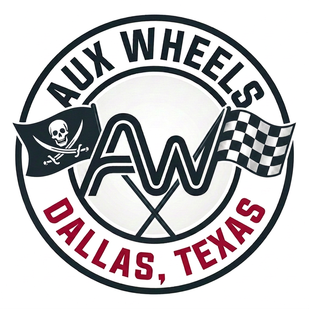 Aux Wheels crest — Dallas, Texas